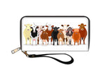 Horseprint Clutch Wallets