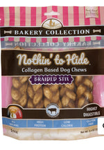 Nothin' To Hide Bakery Beef Braided Stick Dog Chews