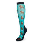 Centaur Ranch Adult Boot Sock Horse N' Carrots