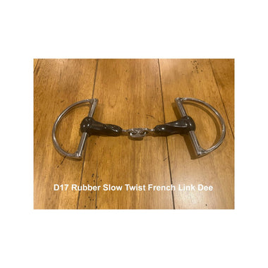 Rubber Slow Twist French Link Dee Bit