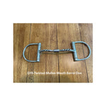 Twisted Mullen Mouth Wire Barrel Dee Bit