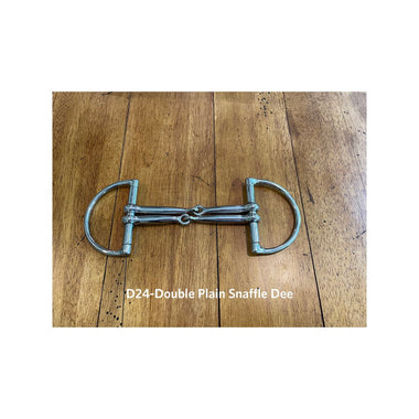 Double Jointed Plain Snaffle Dee Bit