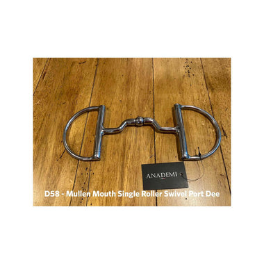 Mullen Mouth Single Roller Swivel Port Dee Bit