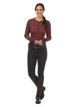 Hot to Trot Thermal Henley