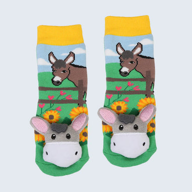 Messy Moose Baby Socks Donkey