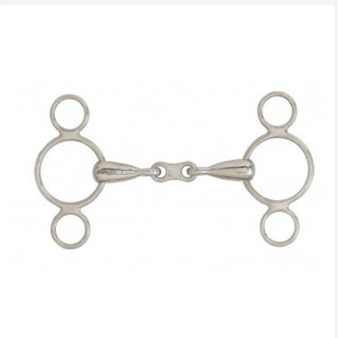 Pessoa 2-Ring French Mouth Elevator Gag Bit