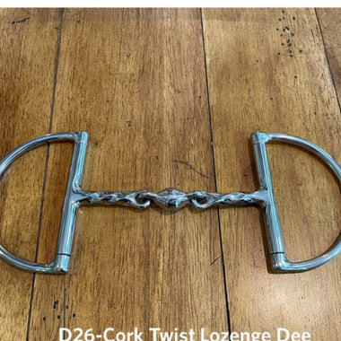 Anademi Cork Twist Lozenge Dee Ring Bit
