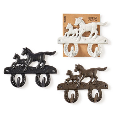 Horse and Colt Cast Iron Wall Hook