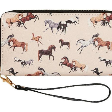 Horseplay Print wallet on white background