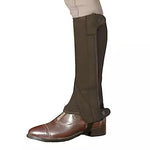 Ladies Pro Suede Half Chap Brown