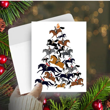 Fox Hunter Tree Cards