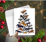 Fox Hunter Tree Cards