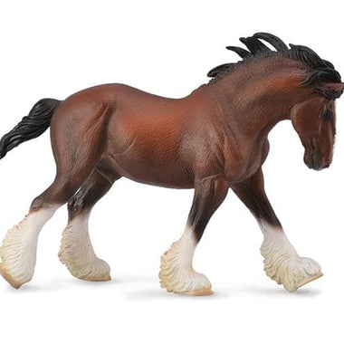 Breyer CollectA Bay Clydesdale Stallion