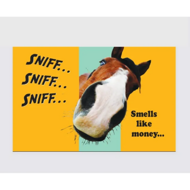 Horse Hollow Press Money or Gift Card Holder & Envelope: Smells like Money Horse