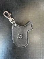 Dressage Saddle Keychain