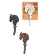 Left Facing Horse Head Wall Hook