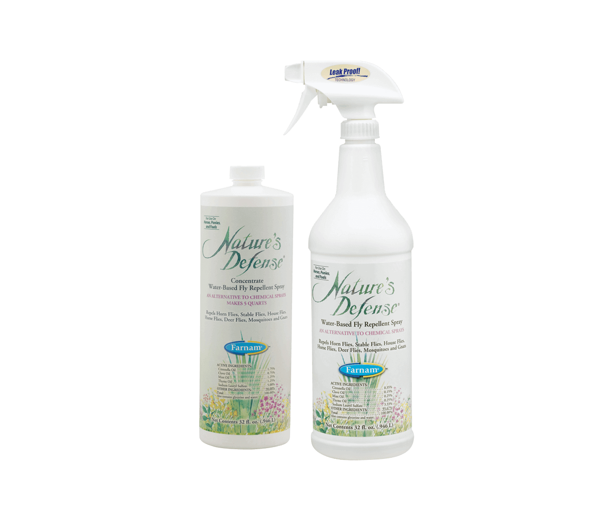 Nature's Defense Water-Based Fly Repellent Spray