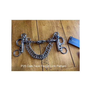 Slow Twist French Link Pelham Bit