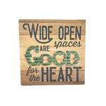Wide open spaces are good for the heart