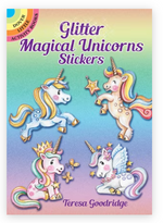 Magical Unicorns Glitter Stickers