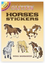 Glitter Horses Stickers
