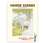 Horses Scenes To Paint or To Color