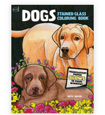 Dog Stained Glass Coloring Book