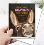 "Braying Good Birthday" Card