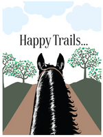 "Happy Trails" Birthday Card