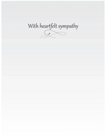 "Thinking of you..." Sympathy Card