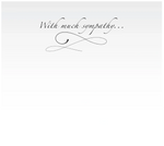 "Thinking of you..." Sympathy Card