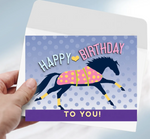 Little Pink Blanket Birthday Card