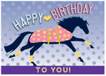 Little Pink Blanket Birthday Card