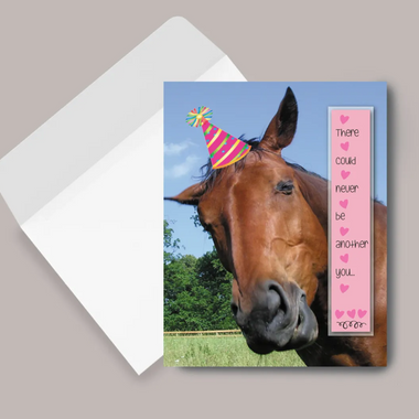 "There could never, EVER be another you..." Birthday Card