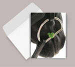 Four Leaf Clover Blank Card