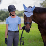 Equinavia Voss All Purpose Saddle Pad and Bonnet Set Forever Blue