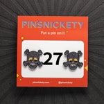 Skull Number Pins