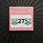Skull Number Pins