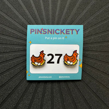 Chicken Number Pins