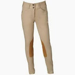 Kids Trophy Hunter Front Zip Breeches and Jodhpurs- Tan