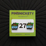 Dumpster Fire Number Pins