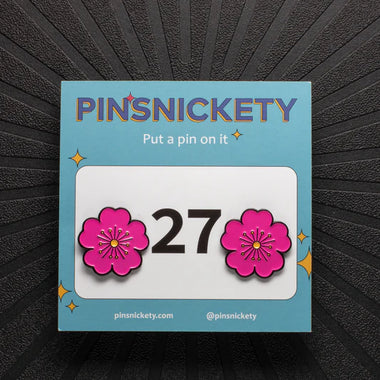 Poppy Number Pins
