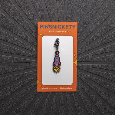 Rocket Ship charm