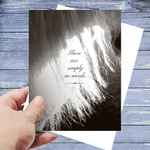 there are simply no words card