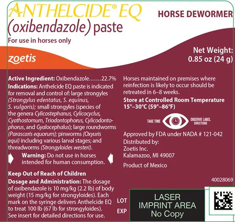 Anthelcide® (oxibendazole) EQ Paste