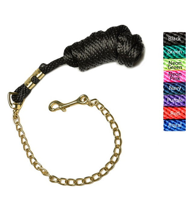 Poly Lead Rope with Chain – The Equestrian Shop