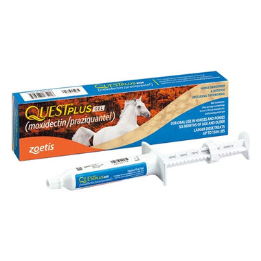 QUEST PLUS® (moxidectin/praziquantel) Equine Oral Gel