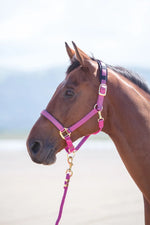 Topaz Leather Breakaway Nylon Halter