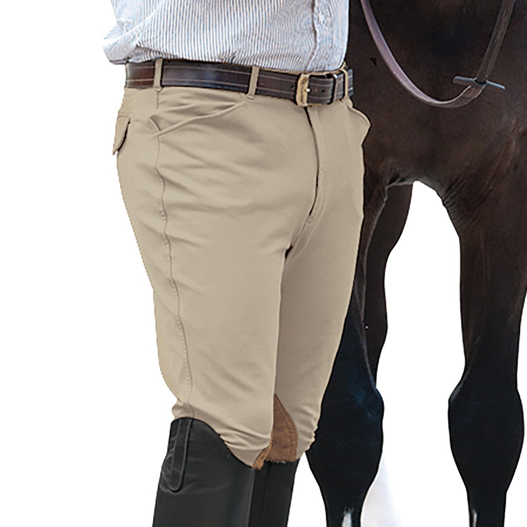 EuroWeave™ Men's 4-Pocket Breeches - Knee Patch