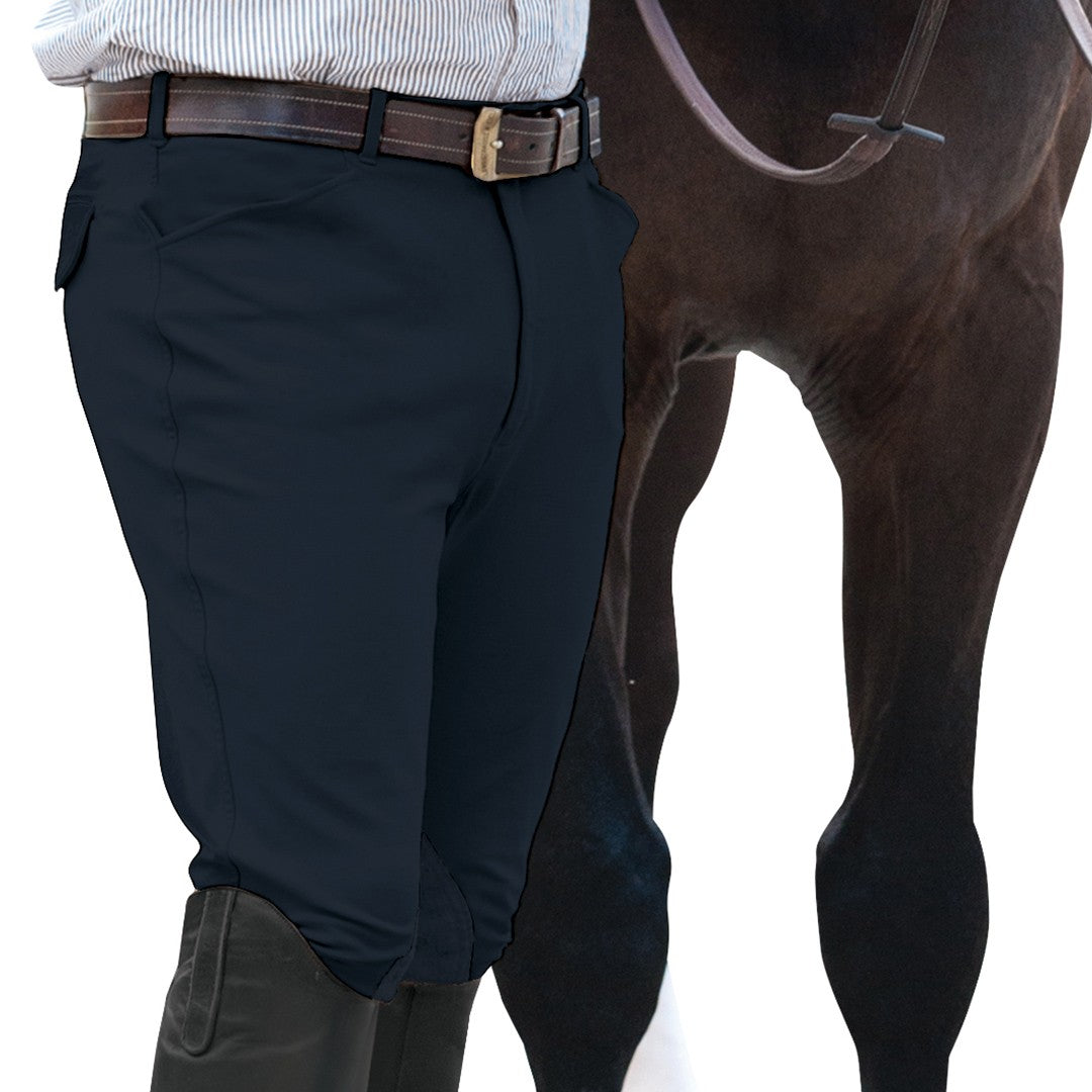 EuroWeave™ Men's 4-Pocket Breeches - Knee Patch